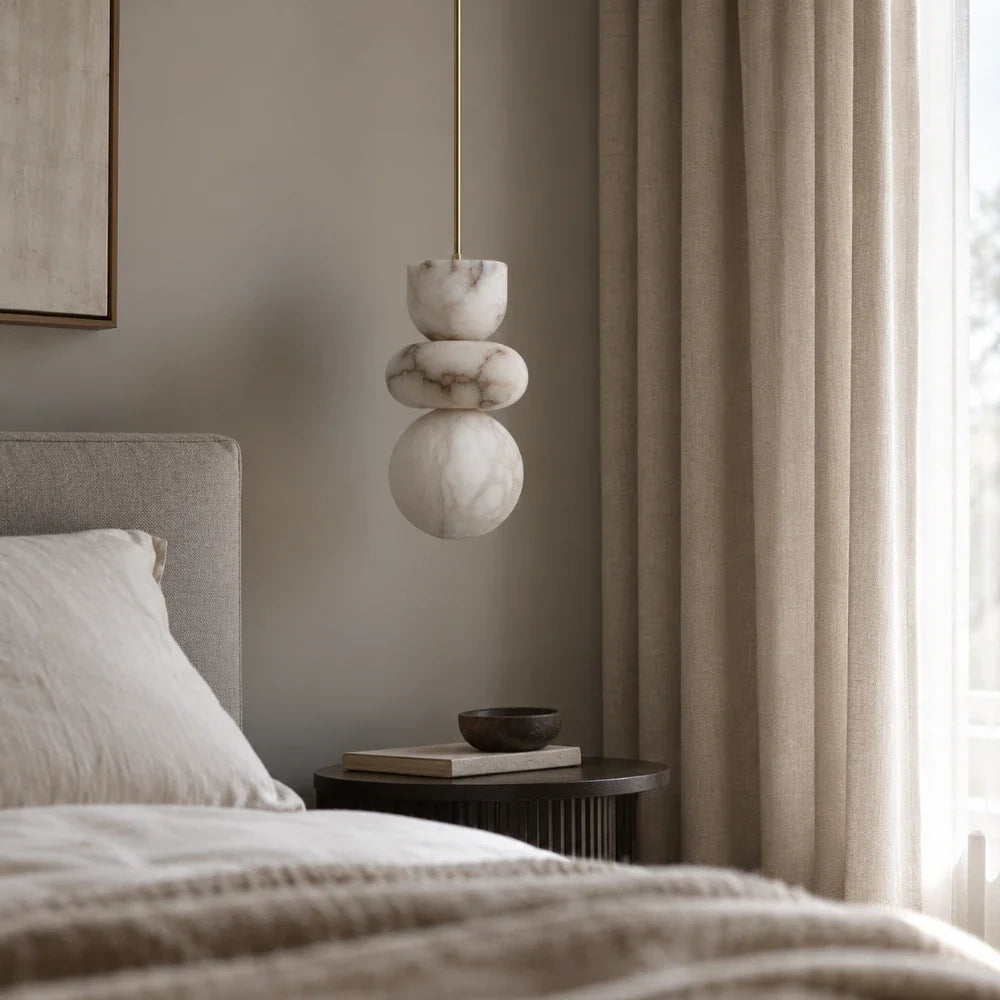 Lind Alabaster Pendant Light