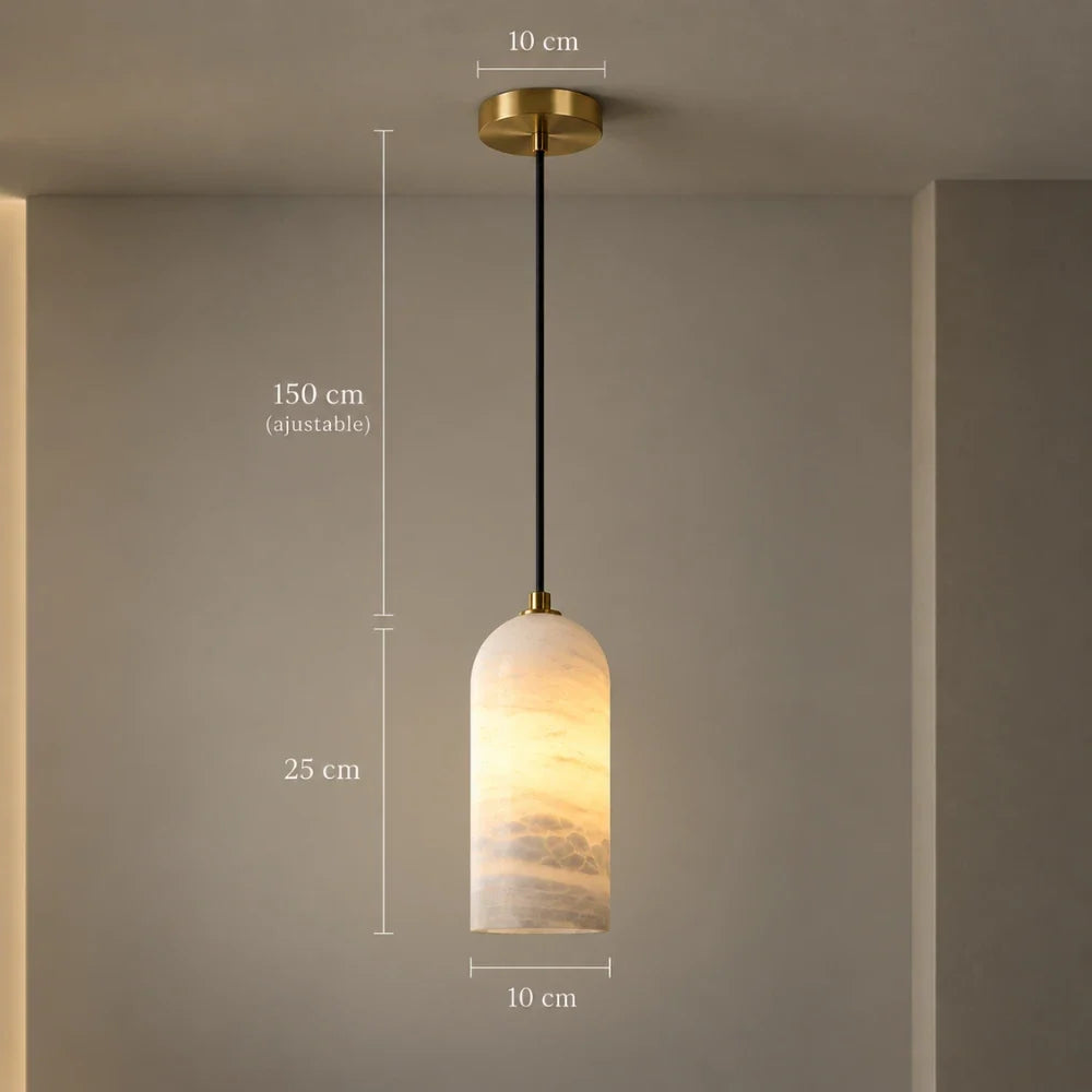 Oryne Alabaster Pendant Light