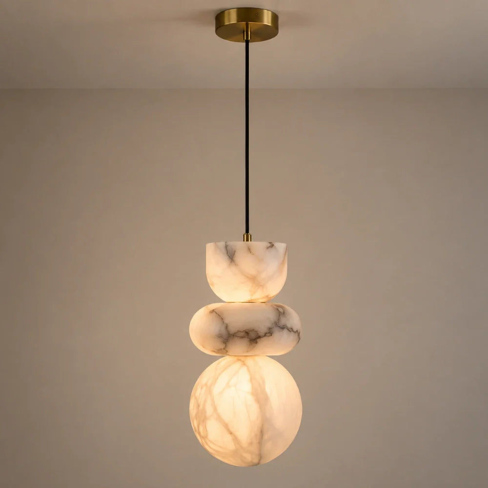 Lind Alabaster Pendant Light