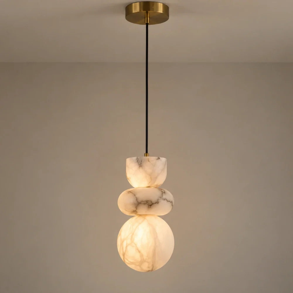 Lind Alabaster Pendant Light
