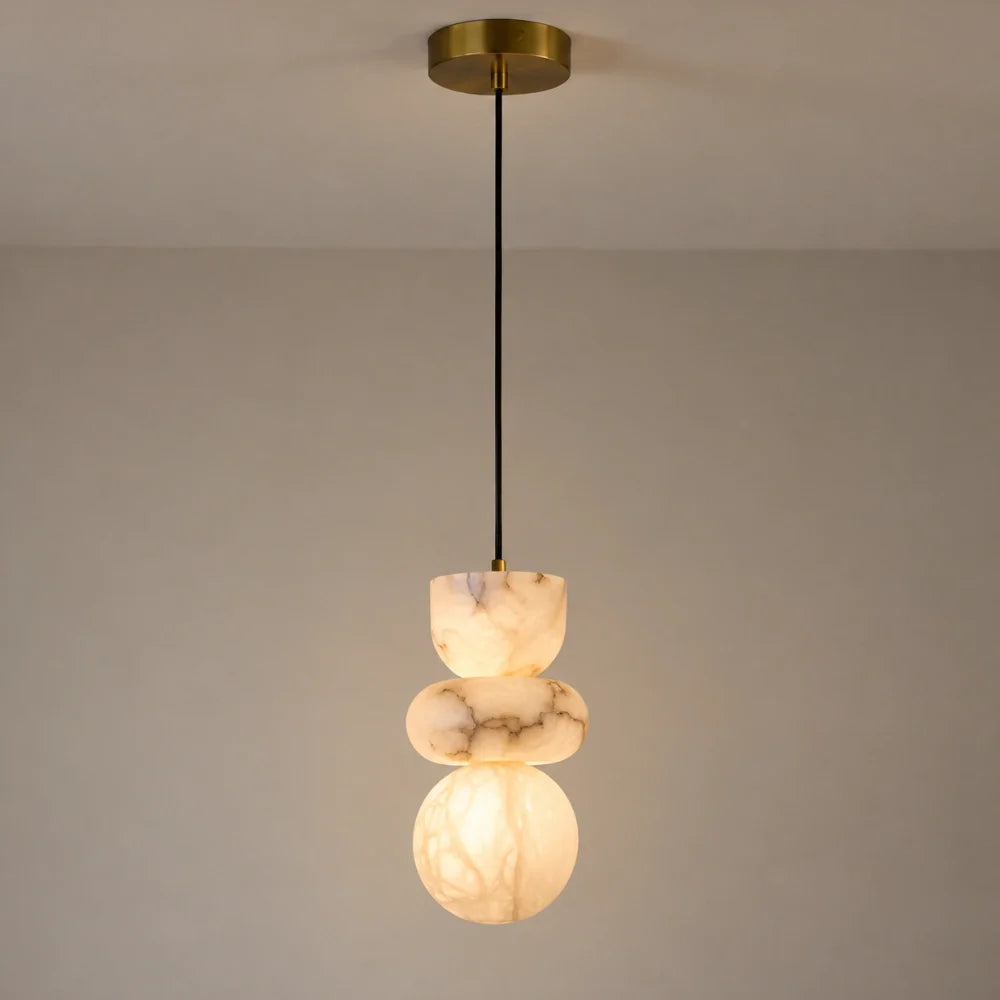 Lind Alabaster Pendant Light