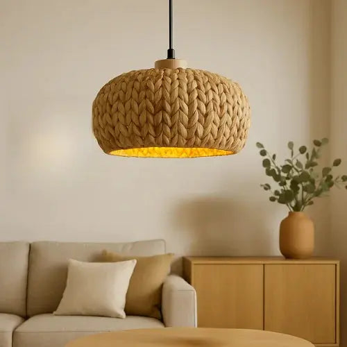 Loanne Wicker Pendant Light