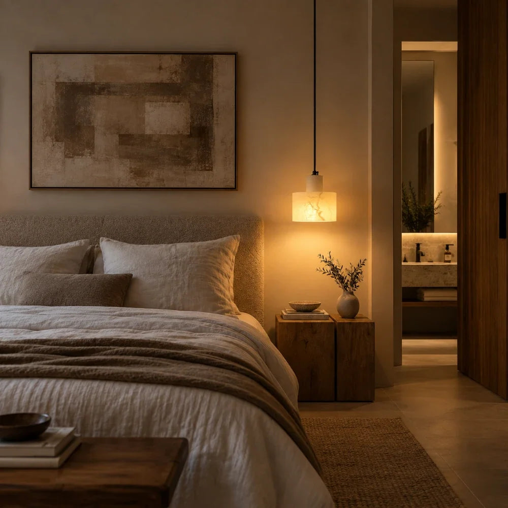 Sørn Alabaster Pendant Light