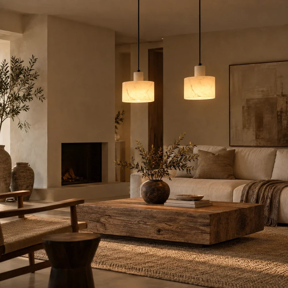 Sørn Alabaster Pendant Light