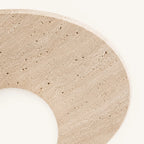 Tärna Travertine & Wood Ceiling Light