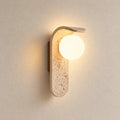 Velor Scandinavian Travertine Wall Light